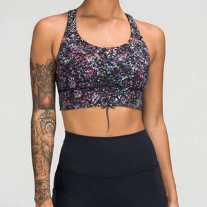 FLORAL LULULEMON ENERGY BRA
